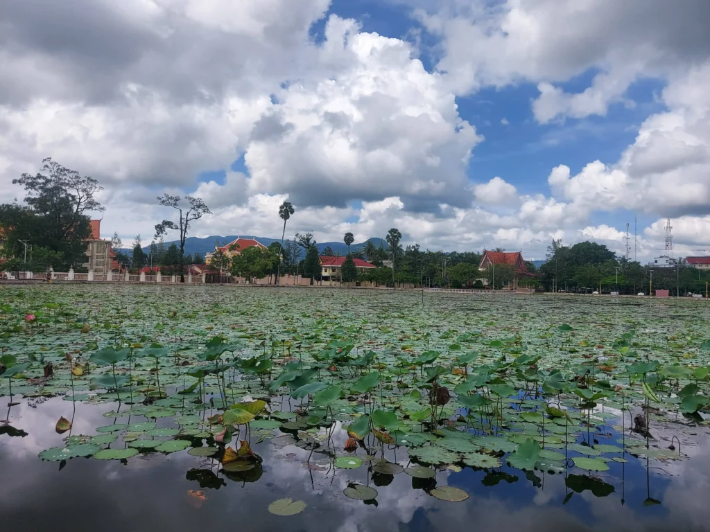 Jezioro na terenie Kampot